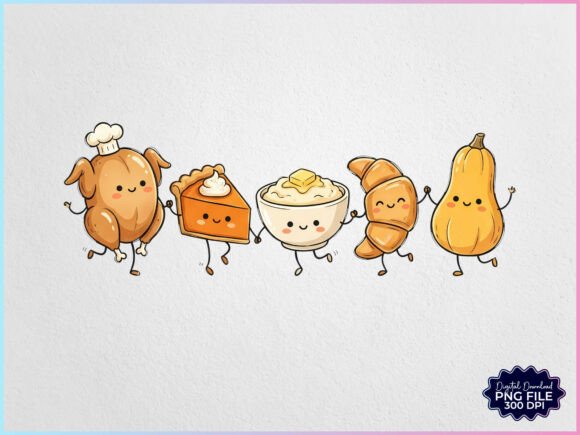 Download Thanksgiving Food Friends PNG - Food Collection