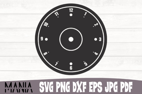 Download Clock Face Template 6 - Premium Resources